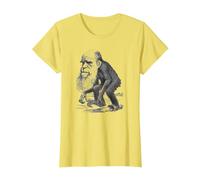 Charles Darwin Monkey Vintage Cartoon T-Shirt T-Shirt