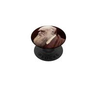 Charles Darwin Portrait Evolution Scientist Naturalist PopSockets Adhesive PopGrip
