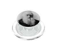 Charles Darwin Portrait Evolution Scientist Naturalist PopSockets PopGrip for MagSafe