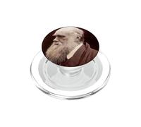 Charles Darwin Portrait Evolution Scientist Naturalist PopSockets PopGrip for MagSafe