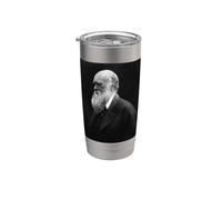 Charles Darwin Portrait Evolution Scientist Naturalist Stainless Steel Insulated Tumbler