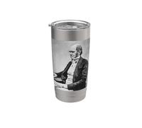 Charles Darwin Portrait Evolution Scientist Naturalist Stainless Steel Insulated Tumbler