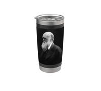Charles Darwin Portrait Evolution Scientist Naturalist Stainless Steel Insulated Tumbler