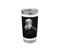 Charles Darwin Portrait Evolution Scientist Naturalist Stainless Steel Insulated Tumbler
