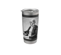 Charles Darwin Portrait Evolution Scientist Naturalist Stainless Steel Insulated Tumbler