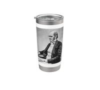 Charles Darwin Portrait Evolution Scientist Naturalist Stainless Steel Insulated Tumbler