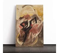 Charles Demuth American in Vaudeville Canvas Print | Gallery Wrapped 30mm Frame Wall Art | 20x14 inches | Ready to Hang | Modern Picture | Living Room Bedroom Lounge Office