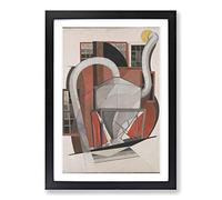 Charles Demuth Machinery Framed Print | A2 Oak Framed Wall Art | Ready to Hang | Modern Nature Picture | Living Room Bedroom Lounge Office