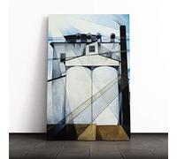 Charles Demuth My Egypt Canvas Print | Gallery Wrapped 30mm Frame Wall Art | 24x16 inches | Ready to Hang | Modern Picture | Living Room Bedroom Lounge Office