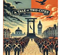 Charles Dickens A Tale Of Two Cities(Illustrated) Paperback Book Charles Dickens Multicolor