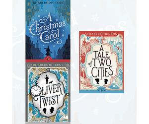 Charles Dickens Collection 3 Books Set A Christmas Carol,Tale of Two Cities NEW