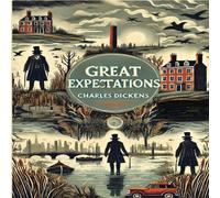 Charles Dickens Great Expectations(Illustrated) Paperback Book Charles Dickens Multicolor