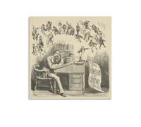 Charles_Dickens Novelist Poster Wall Art Poster Prints Home Decor Picture Canvas Painting Posters 12x12inch(30x30cm)