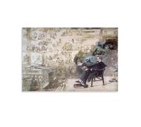 Charles_Dickens Poster Novelist Wall Art Poster Scroll Canvas Painting Picture Living Room Decor Home 20x30inch(50x75cm)