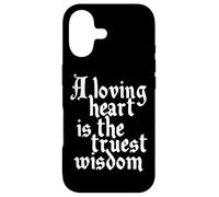 Charles Dickens Quote Loving Heart Is The Truest Wisdom Case for iPhone 17