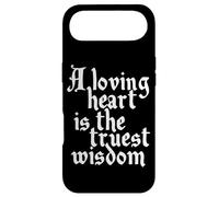 Charles Dickens Quote Loving Heart Is The Truest Wisdom Case for iPhone Air