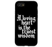 Charles Dickens Quote Loving Heart Is The Truest Wisdom Case for iPhone SE (2020) / 7/8