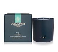 Charles Farris Luxury 3-Wick Scented Candle - Hand-Poured in UK - 80+ Hours Burn Time - Jasmine, Orange Blossom & Mulberry