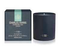 Charles Farris Luxury Scented Candle - Orange Blossom, Jasmine & Mulberry - 50+ Hours Burn Time - Artisan Hand-Finished Glass Jar, Made in England (Elizabeth)