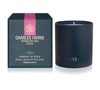Charles Farris Luxury Scented Candle - Tuberose, Jasmine & Ylang Ylang - 50+ Hours Burn Time - Artisan Hand-Finished Glass Jar, Made in England (Garden of Eden)