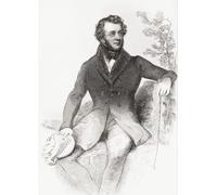 Charles Fenno Hoffman 1806 ÔøΩ 1884. American author and poet who edited the New York literary magazine The Knickerbocker. After a work by Henry Inman. Poster Print by Ken Welsh (13 x 18)