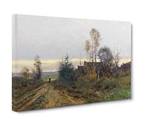 Charles Francois Daubigny Landscape No.3 Canvas Print | Gallery Wrapped 30mm Frame Wall Art | 30x20 inches | Ready to Hang | Classic Landscape Picture | Living Room Bedroom Lounge Office
