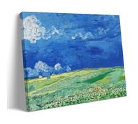 Charles Francois Daubigny Wheat Fields in The Storm Poster Trendy Artwork Canvas Prints Classic Wall Painting Decor for Modern Homes 08x12inch