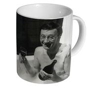 Charles Hawtrey Bath BW - Ceramic Coffee & Tea Mug 11oz - Durable Glossy White Cup - Carry On Comedy Legend