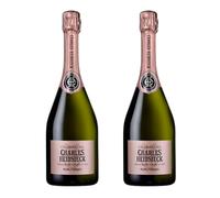 Charles Heidsieck Rosé Réserve Champagne Vegan 2 x 75cl 12% ABV | Fresh strawberry, blood peach, gingerbread and cinnamon notes with a silky texture and elegant floral character.