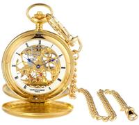 CHARLES-HUBERT PARIS Analog Mechanical Hand Wind Pocket Watch 3780-G