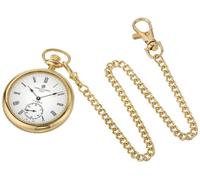 CHARLES-HUBERT PARIS Gold-Plated Open Face Mechanical Pocket Watch