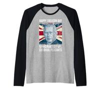 Charles III - Happy Treason Day Ungrateful Colonial Peasants Raglan Baseball Tee