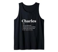 Charles is A Legend Dictionary Definition Funny Saying Tank Top