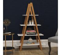 Charles Jacobs A-Frame Ladder Pyramid Bookcase Bookshelf Unit - Marble