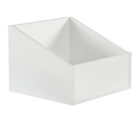 Charles Jacobs Modern Vinyl Record LP Storage Box - White