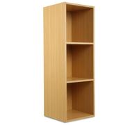 Charles Jacobs Vinyl Record Storage, 330 LPs, 105.9 x 36.5 x 34 cm, Oak | XL MDF vinyl storage for 330 records, 30kg compartments & stacking bracket