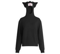 Charles Jeffrey Loverboy Women's Merino Ears Balaclava Jumper Black