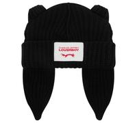 Charles Jeffrey Women's Chunky Rabbit Beanie Black One Size