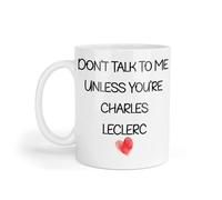 Charles Leclerc Mug Gift Don't Talk to Me Unless You're Nice Cute Novelty F1 Driver Fan Cup