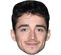 Charles Leclerc (Smile) Celebrity Mask, Flat Card Face, Fancy Dress Mask