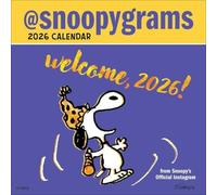 Charles M. Schulz Peanuts®: @Snoopygrams 2026 Mini Wall Calendar Calendar Book in White Charles M. Schulz White
