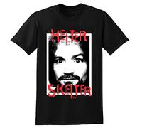 Charles Manson Helter Skelter T-Shirt Unisex for Men Women Tee Black L
