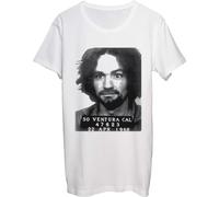 Charles Manson Mugshot Men's T-Shirt bnft White X-Large