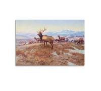 Charles Marion Russell (The Exalted Ruler) Classic Famous Painting Canvas Wall Art Poster Stylish Wall Art Aesthetic Picture Print for Room Decoration 24x36inch(60x90cm)