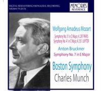 ミュンシュ指揮ボストン響 モーツァルト ブルックナー (Charles Munch - Mozart, Bruckner)