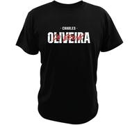 Charles Oliveira T-Shirt Professional Mixed Martial Artist Fans Vinatge Tee Tops Casual 100% Cotton Soft Summer T Shirt Black