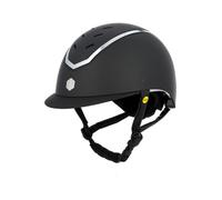 Charles Owen 2025 Kylo with MIPS Riding Helmet - Black Matte/Silver