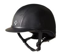 Charles Owen AYR8 Plus Leather Look Helmet Black