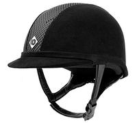 Micro-suede riding helmet Charles Owen AYR8 PLUS