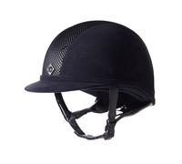 Charles Owen AYR8 Plus Suede Hat - Horse Riding Hats - Navy - Size: Hat 58cm